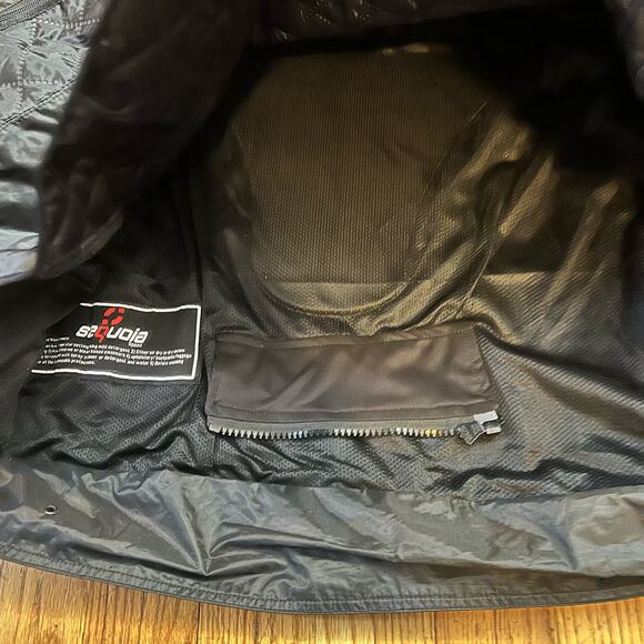 Sequoai Coat Mens Medium Motorcycle Armourded Off Road Motocross Black Padded - Picture 7 of 11